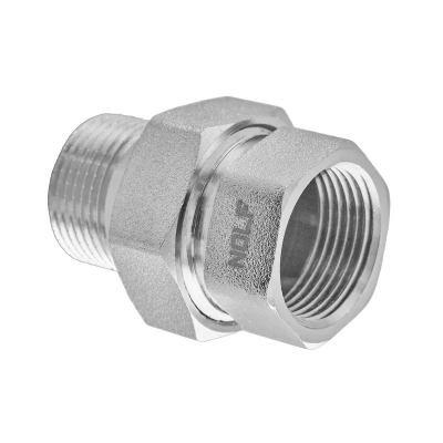 Сгон американка прямой NFC-511-10-1" никелированный (NF3232)